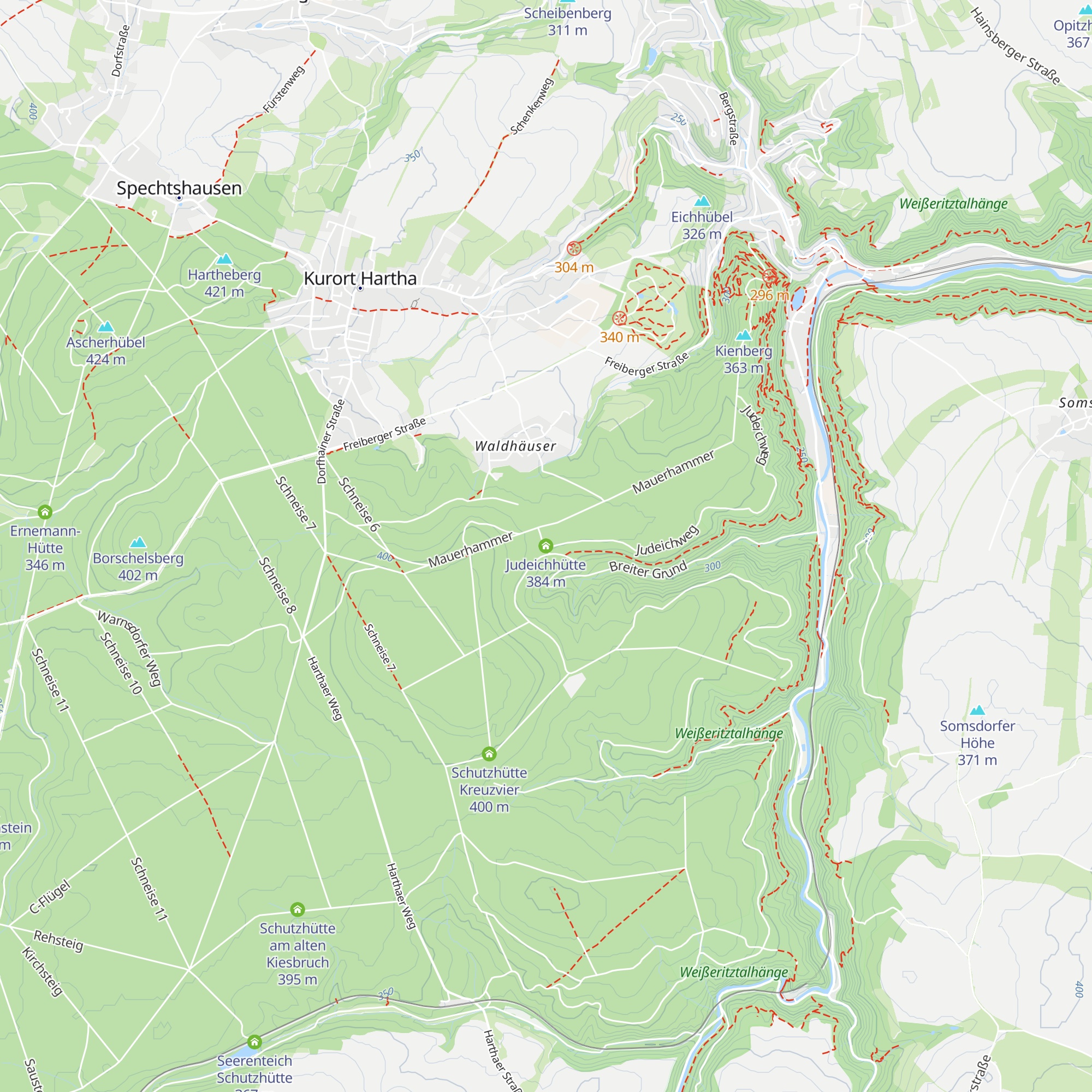 Judeichhütte map