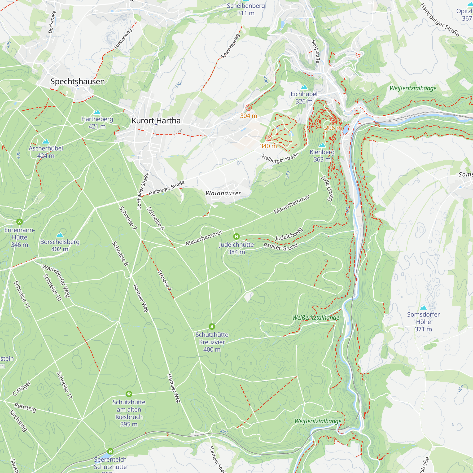 Judeichhütte map
