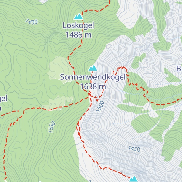 Map of Goiserer Hütte
