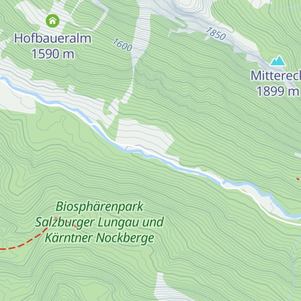 Map of Postalm