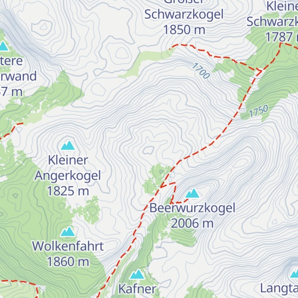 Map of Großer Angerkogel