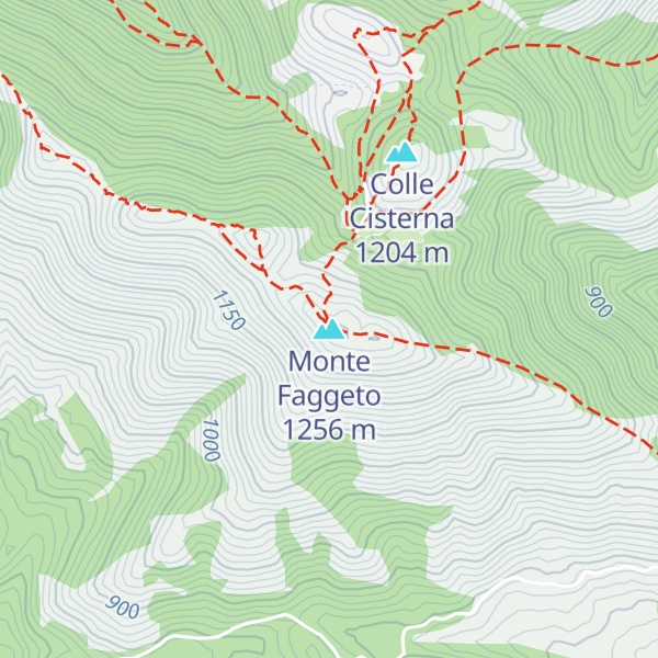 Map of Monte Faggeto