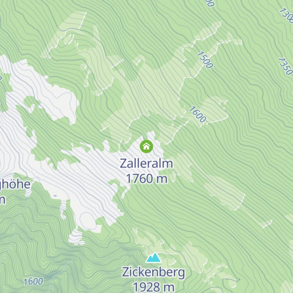 Map of Zalleralm
