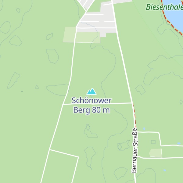 Map of Schönower Berg