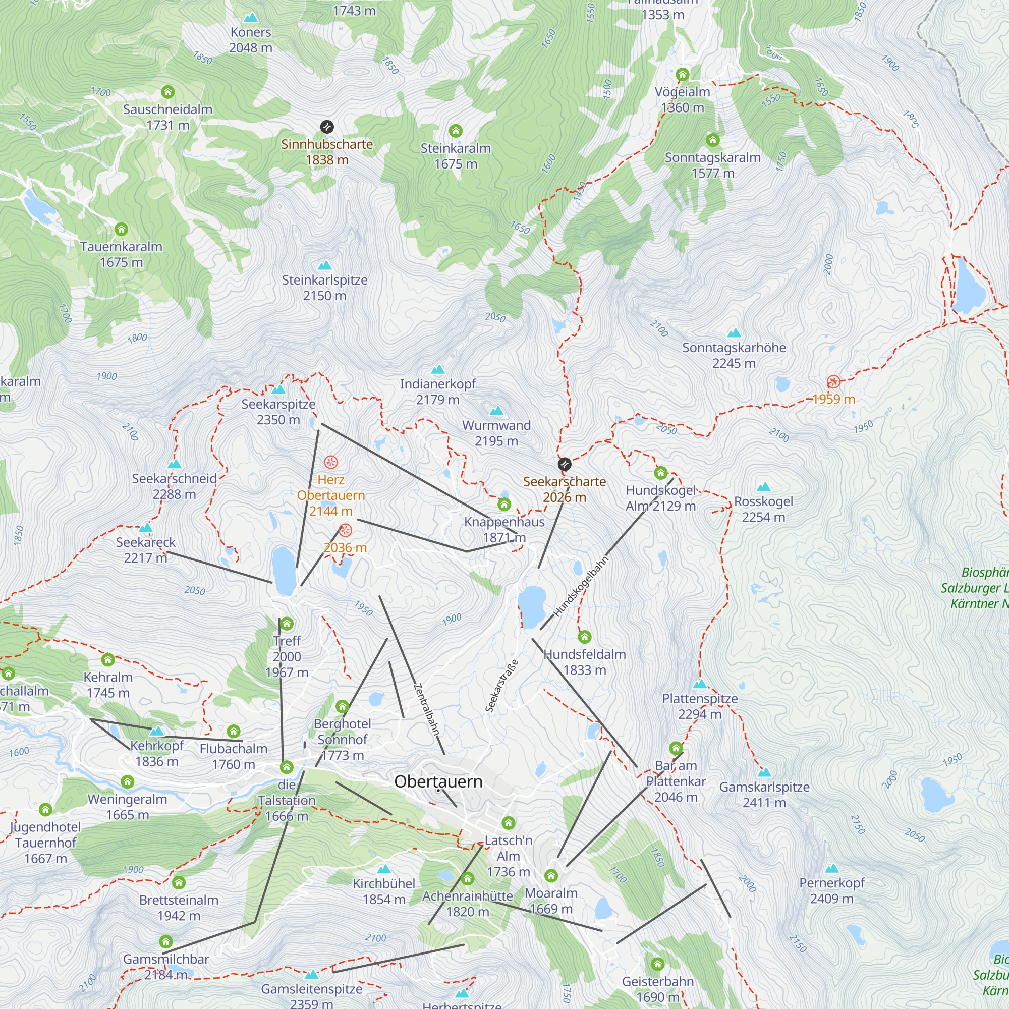 Knappenhaus map