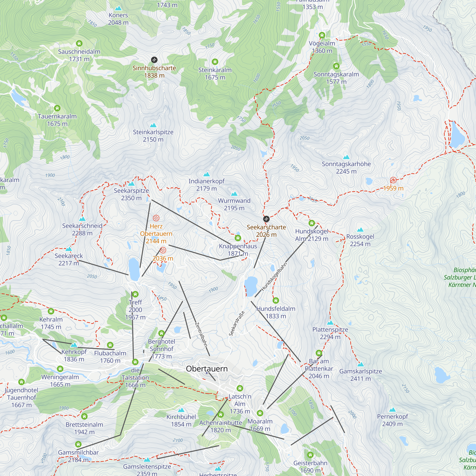 Knappenhaus map