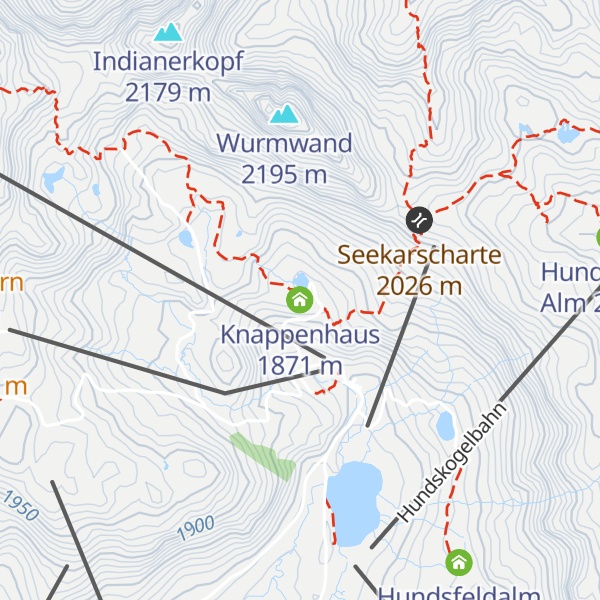 Map of Knappenhaus