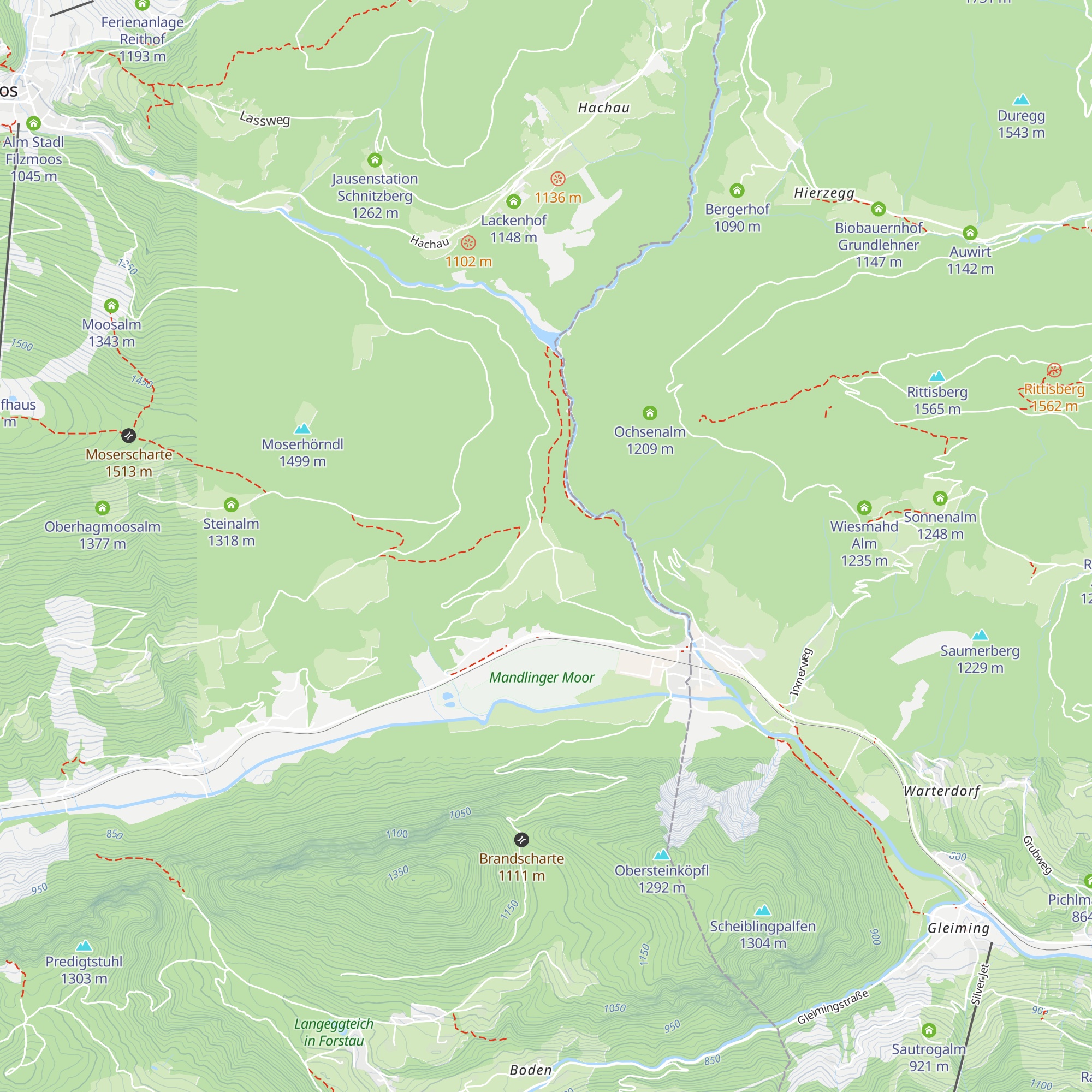 Mandlberggut map