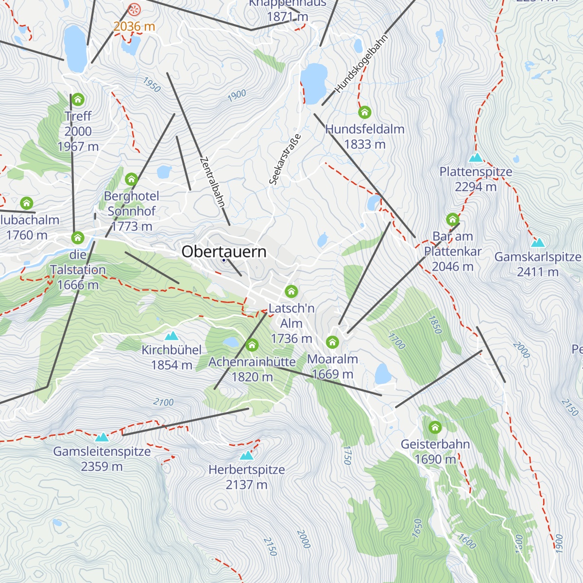 Latsch'n Alm map