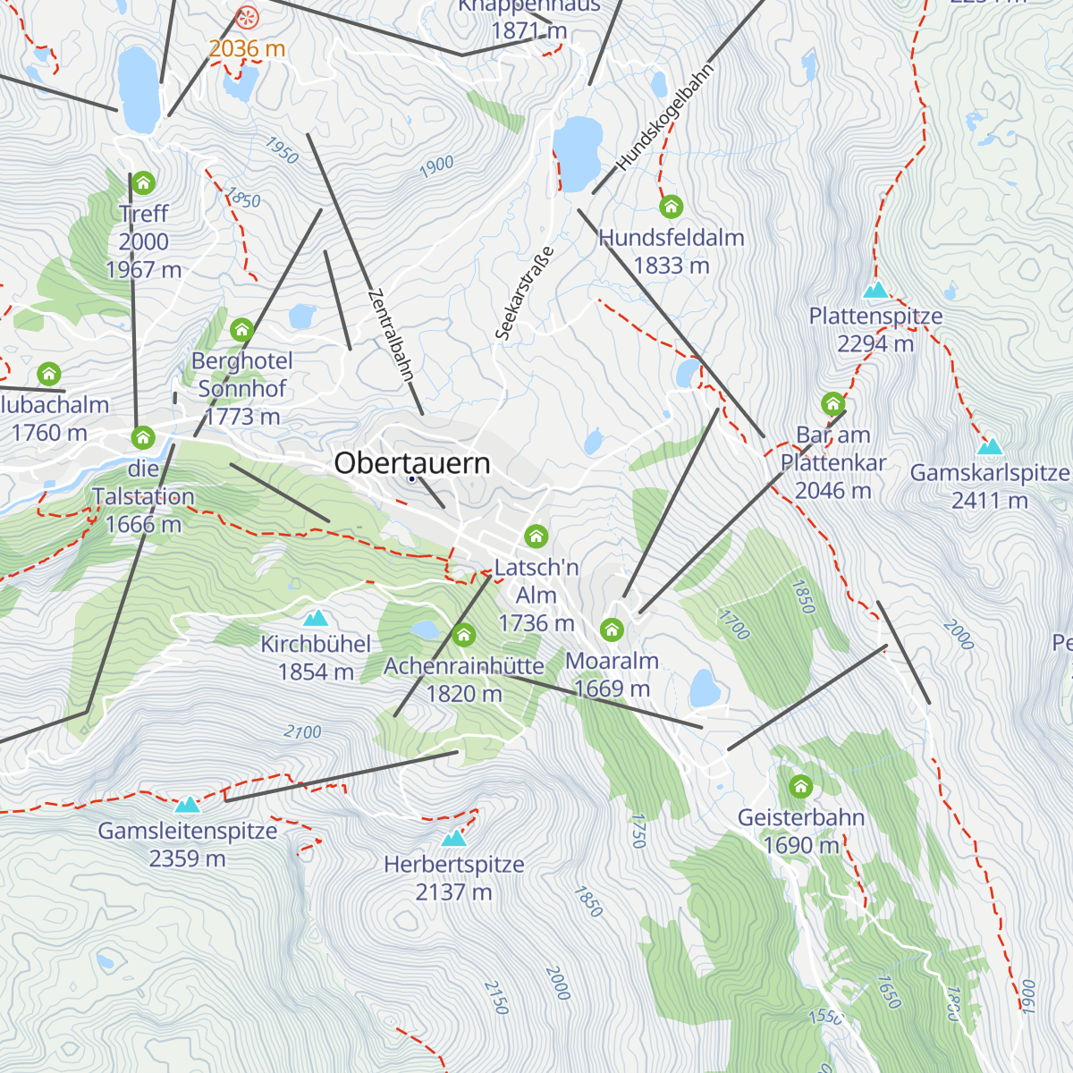Latsch'n Alm map