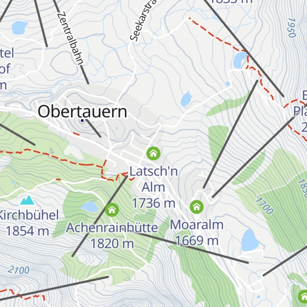 Map of Latsch'n Alm