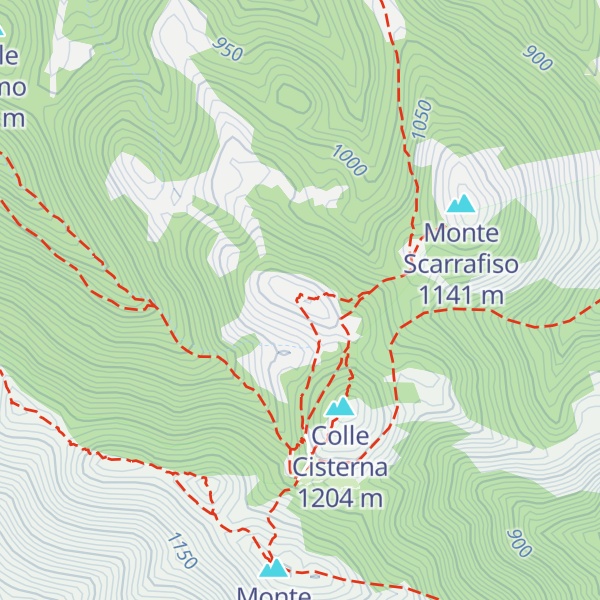 Map of M. Carrozzo
