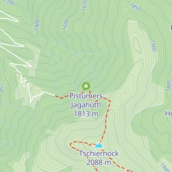 Map of Pistumers Jagahüttl