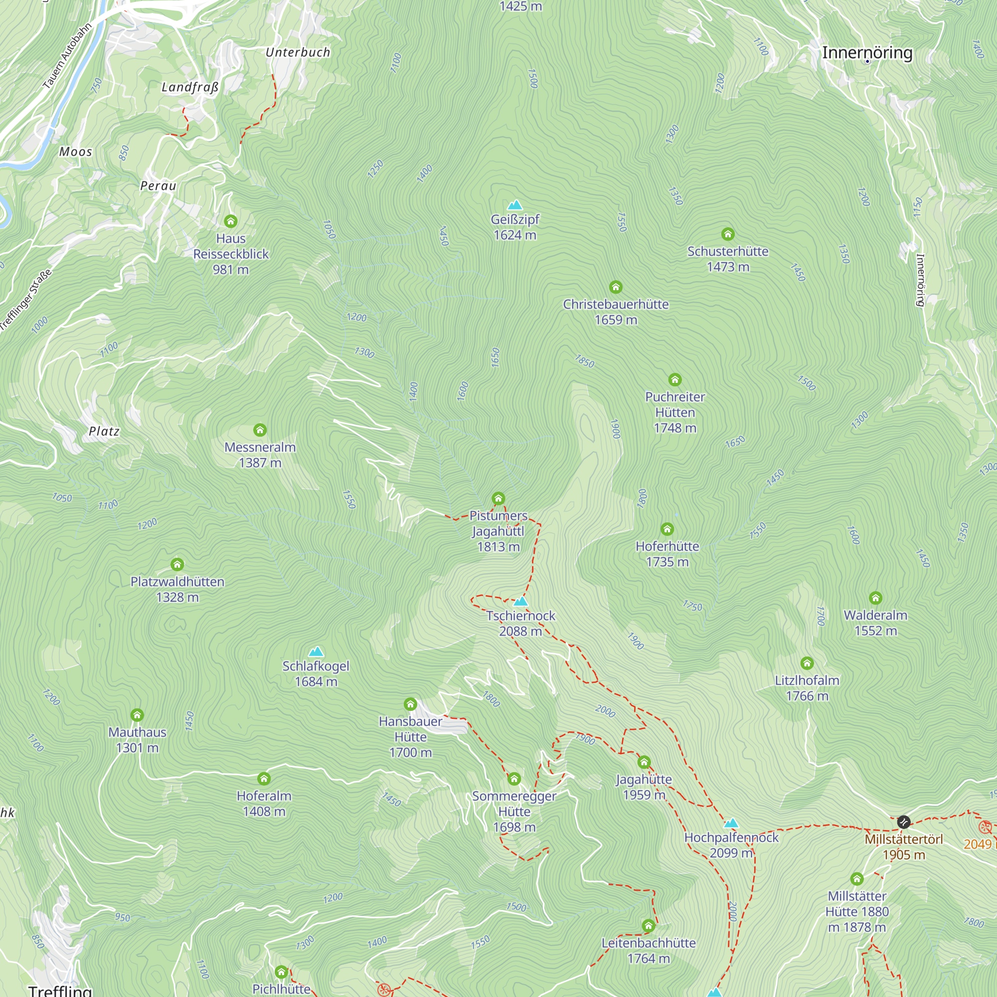 Pistumers Jagahüttl map