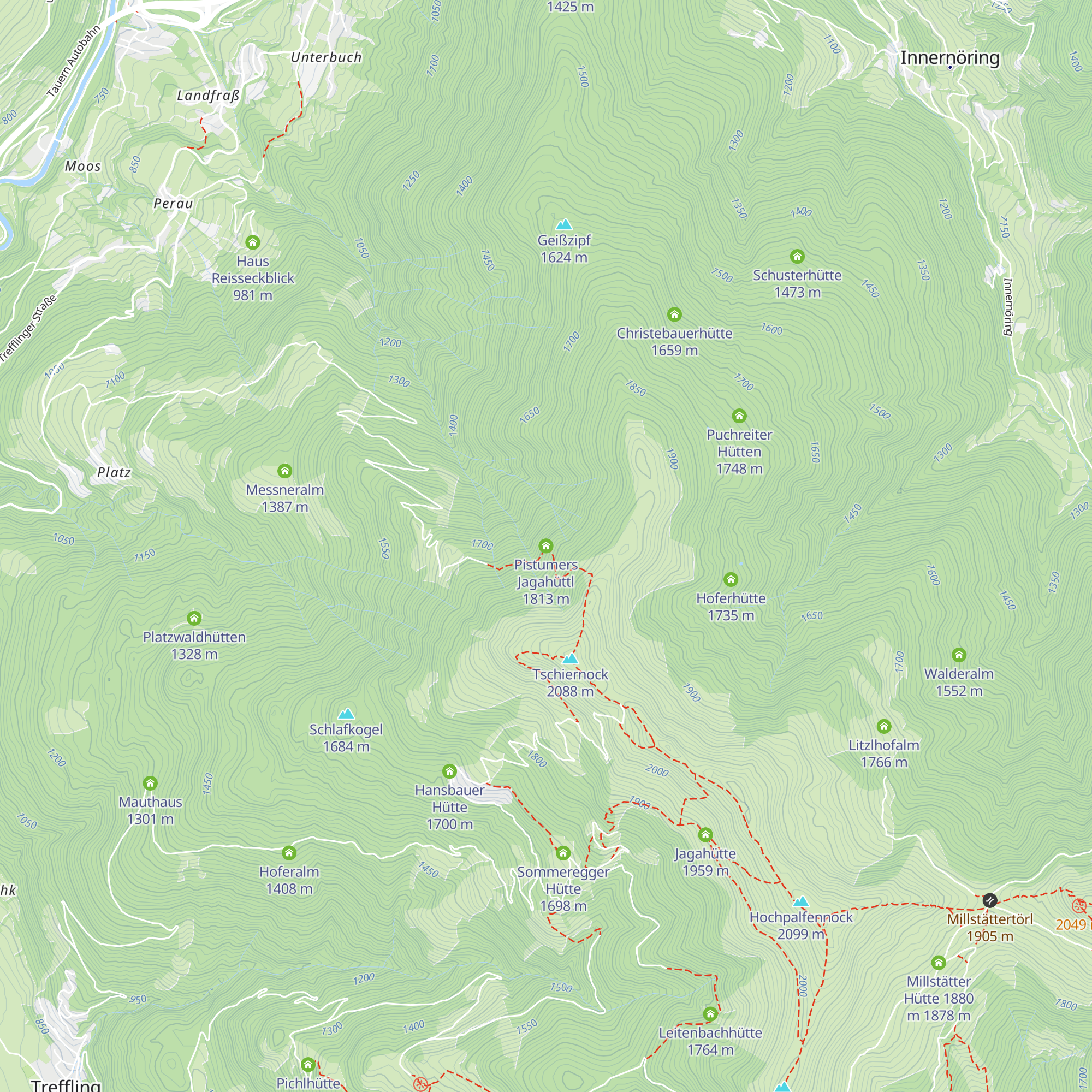 Pistumers Jagahüttl map