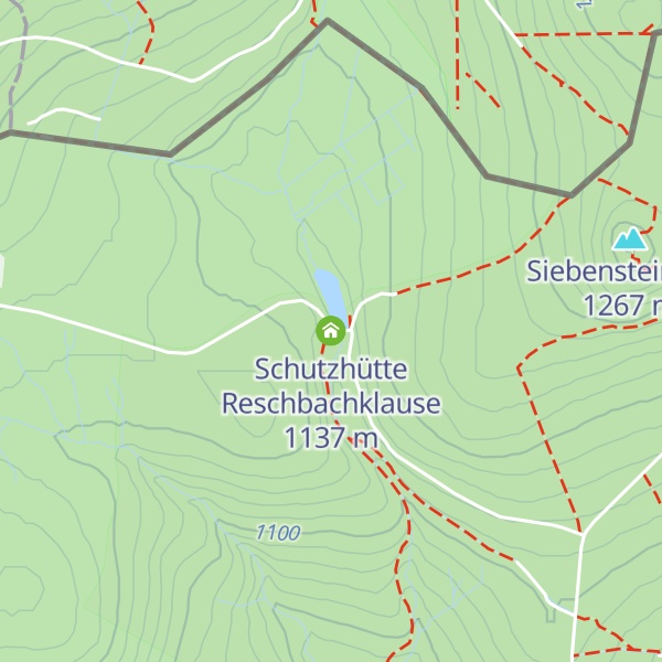 Map of Schutzhütte Reschbachklause