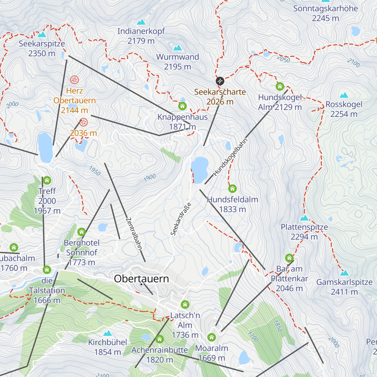 Personalhaus Hausstätteralm map