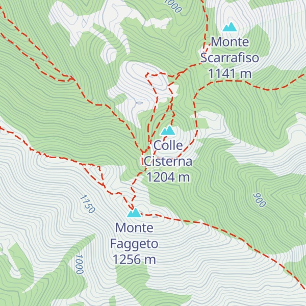 Map of Rifugio di Monte Faggeto