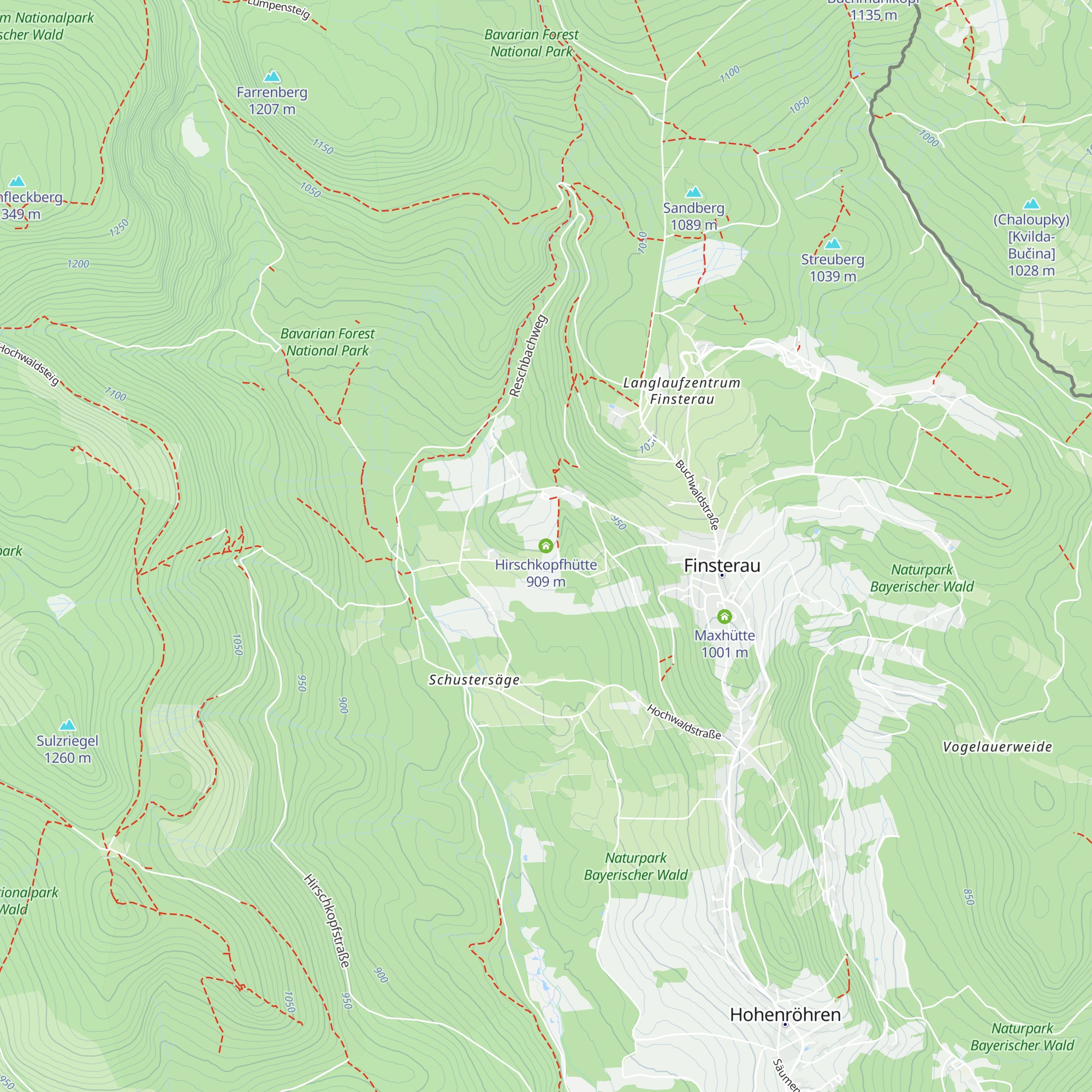 Hirschkopfhütte map