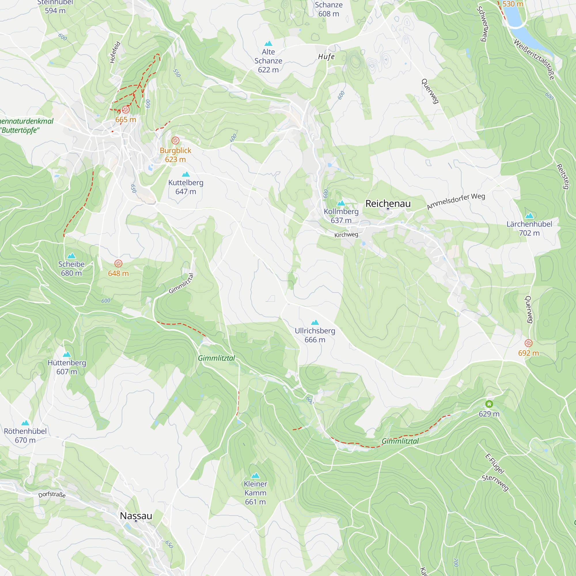 Hütte am Linsenschacht map