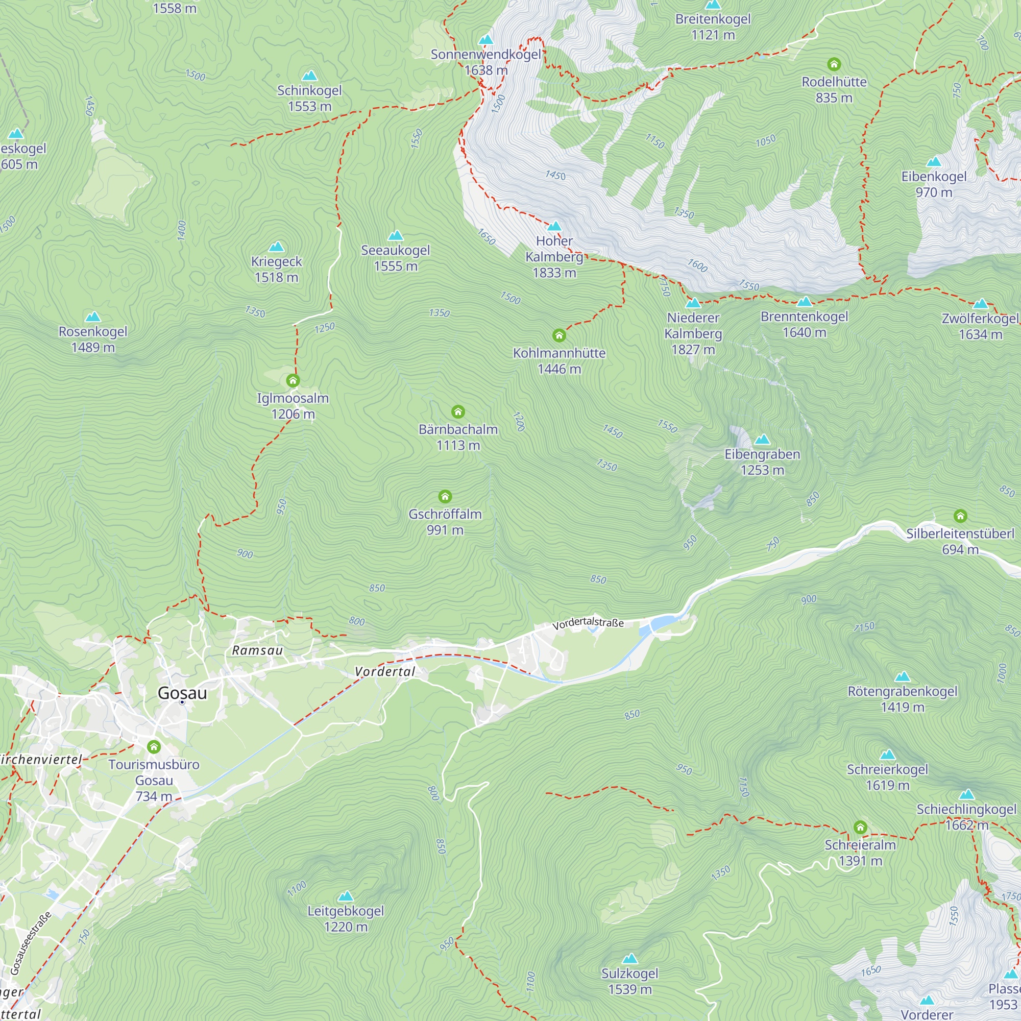 Klausbergalm map