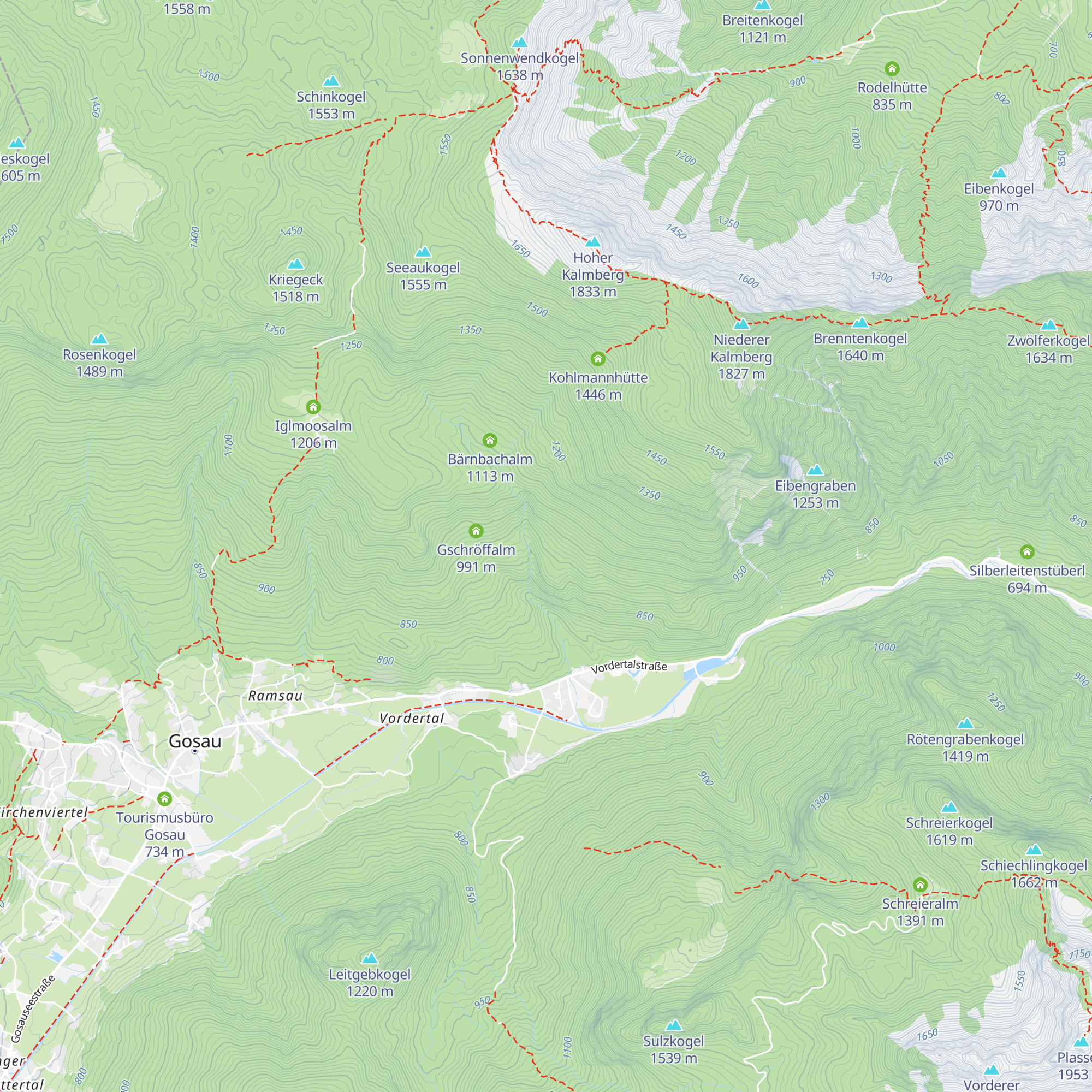 Klausbergalm map