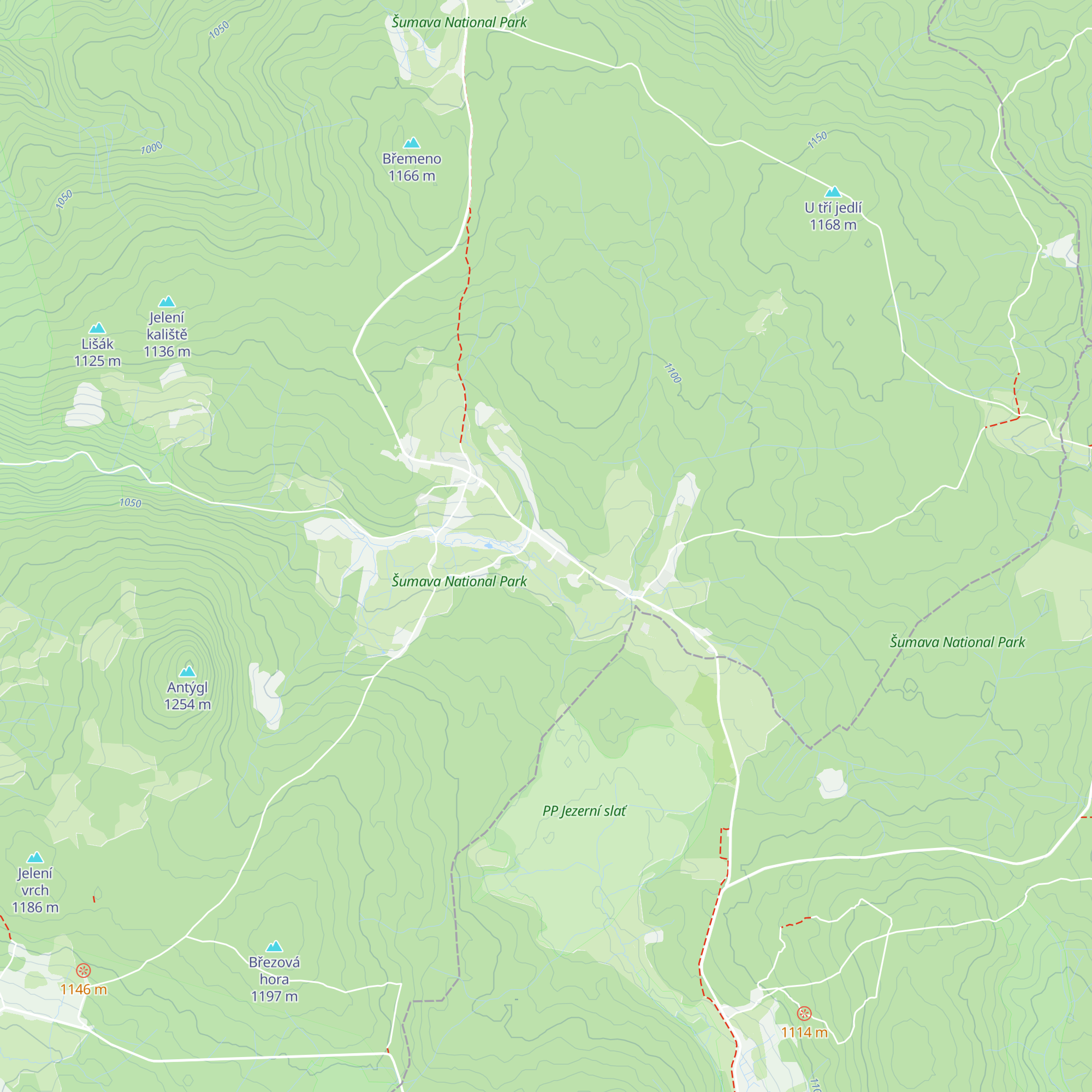 IC Horská Kvilda map