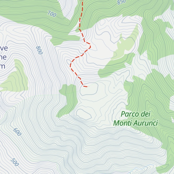 Map of Monte Orso
