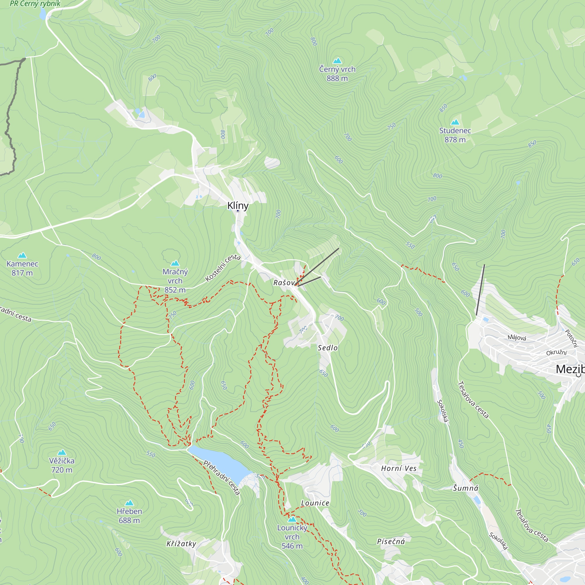 Chata Emeran II map
