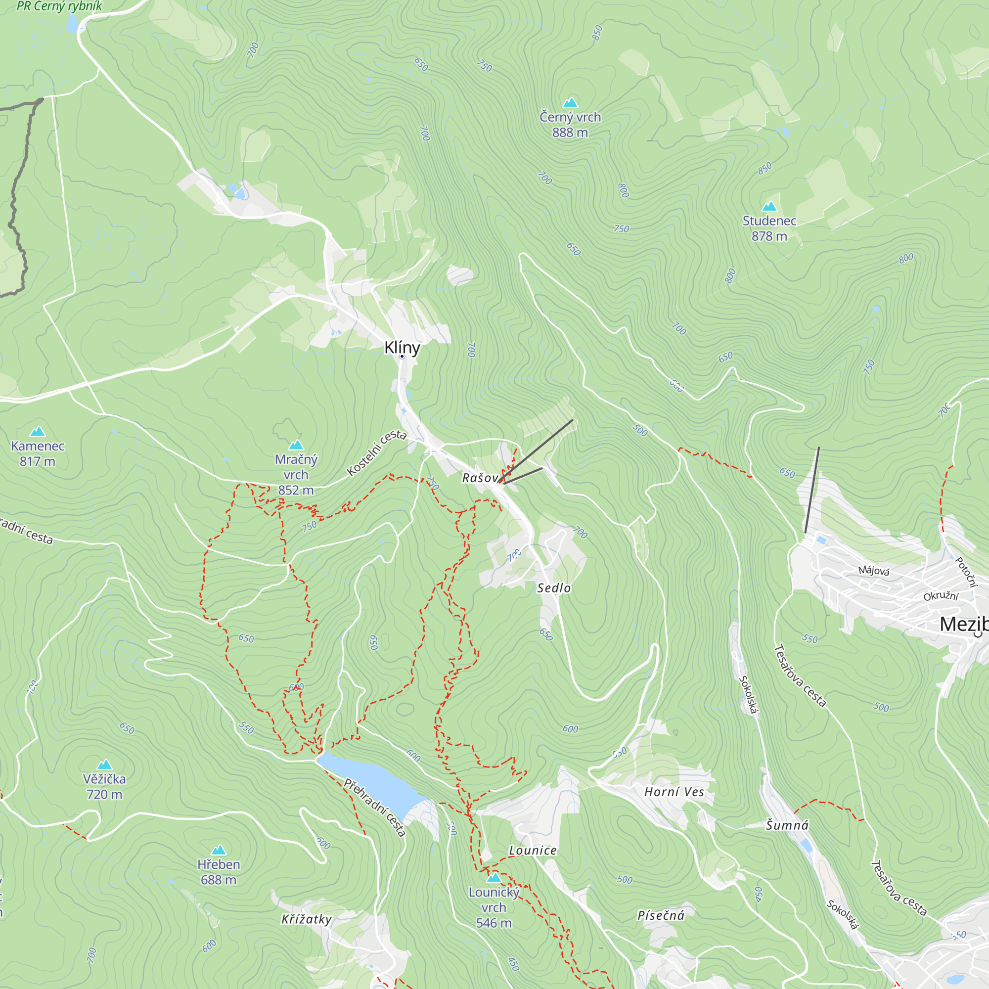 Chata Emeran II map