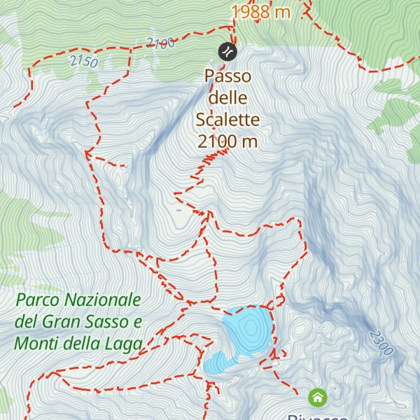 Map of Rifugio Carlo Franchetti