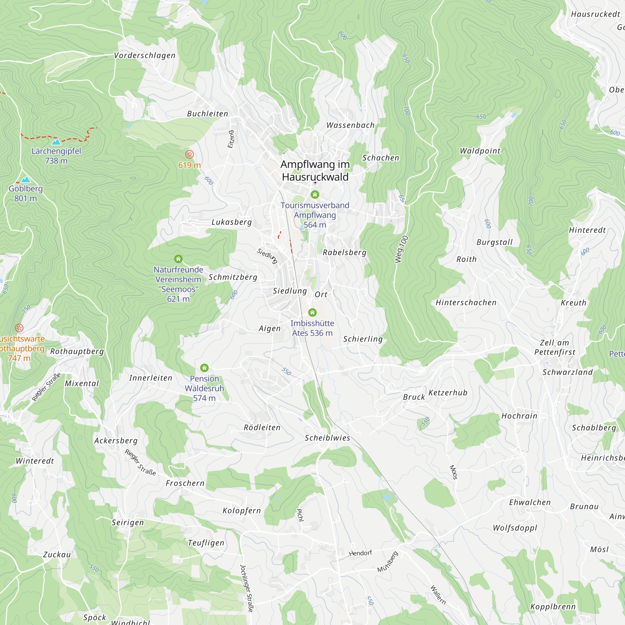 Imbisshütte Ates map