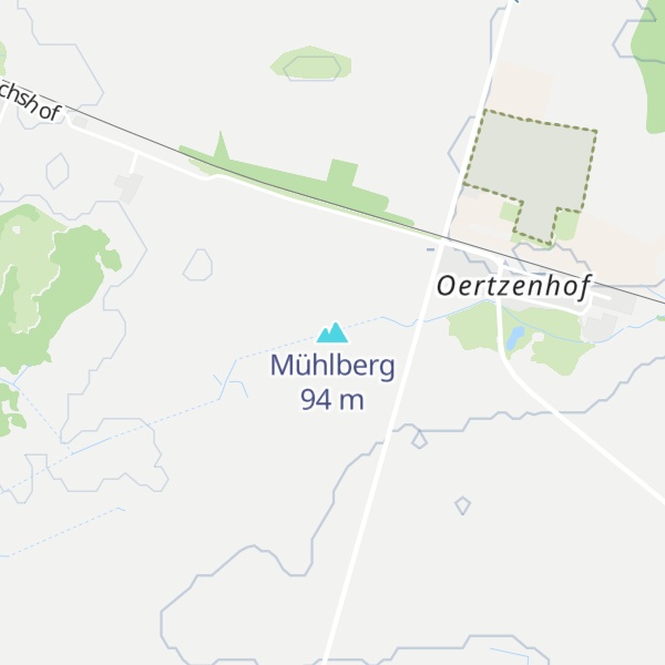 Map of Mühlberg