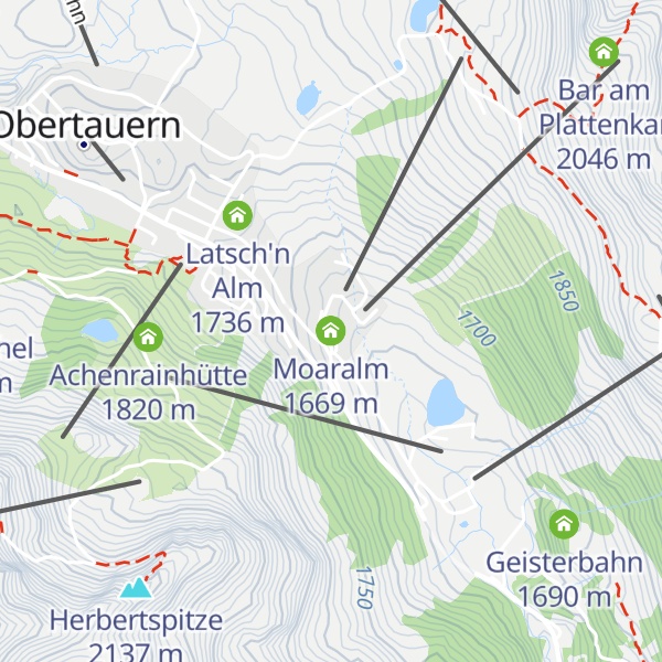 Map of Moaralm