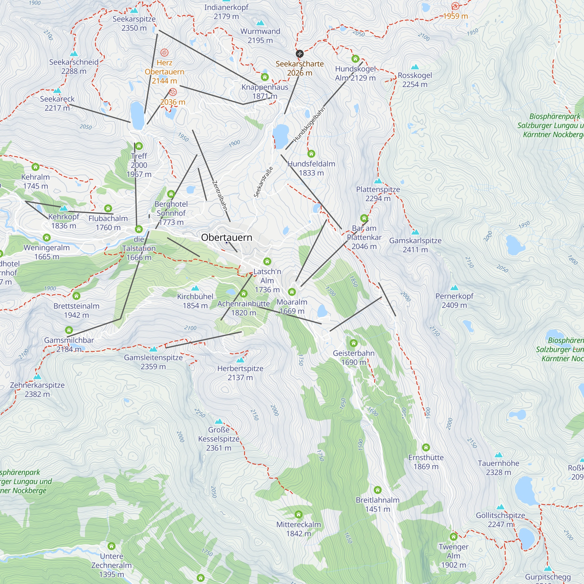 Moaralm map