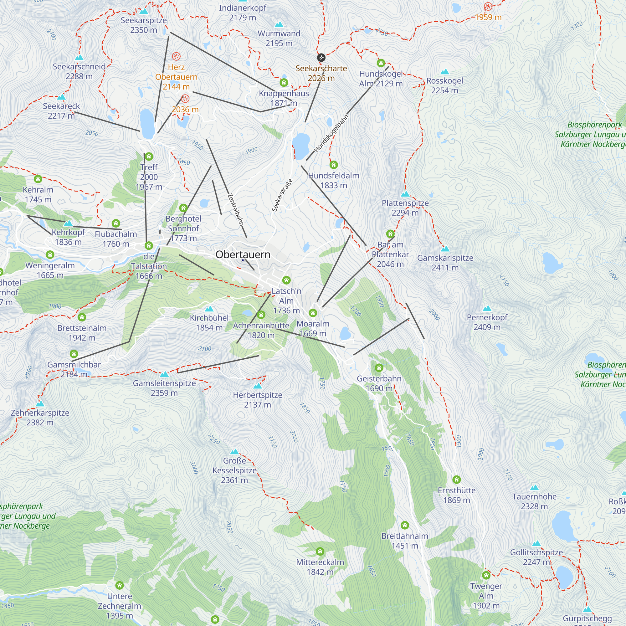 Moaralm map