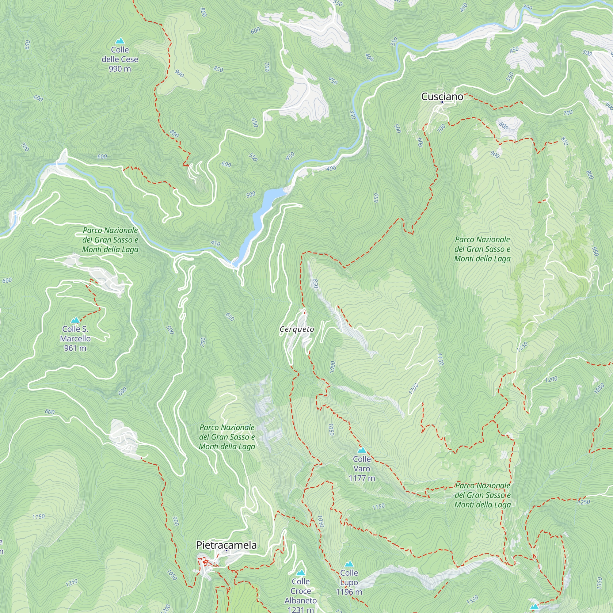 Capanna del presepe vivente map