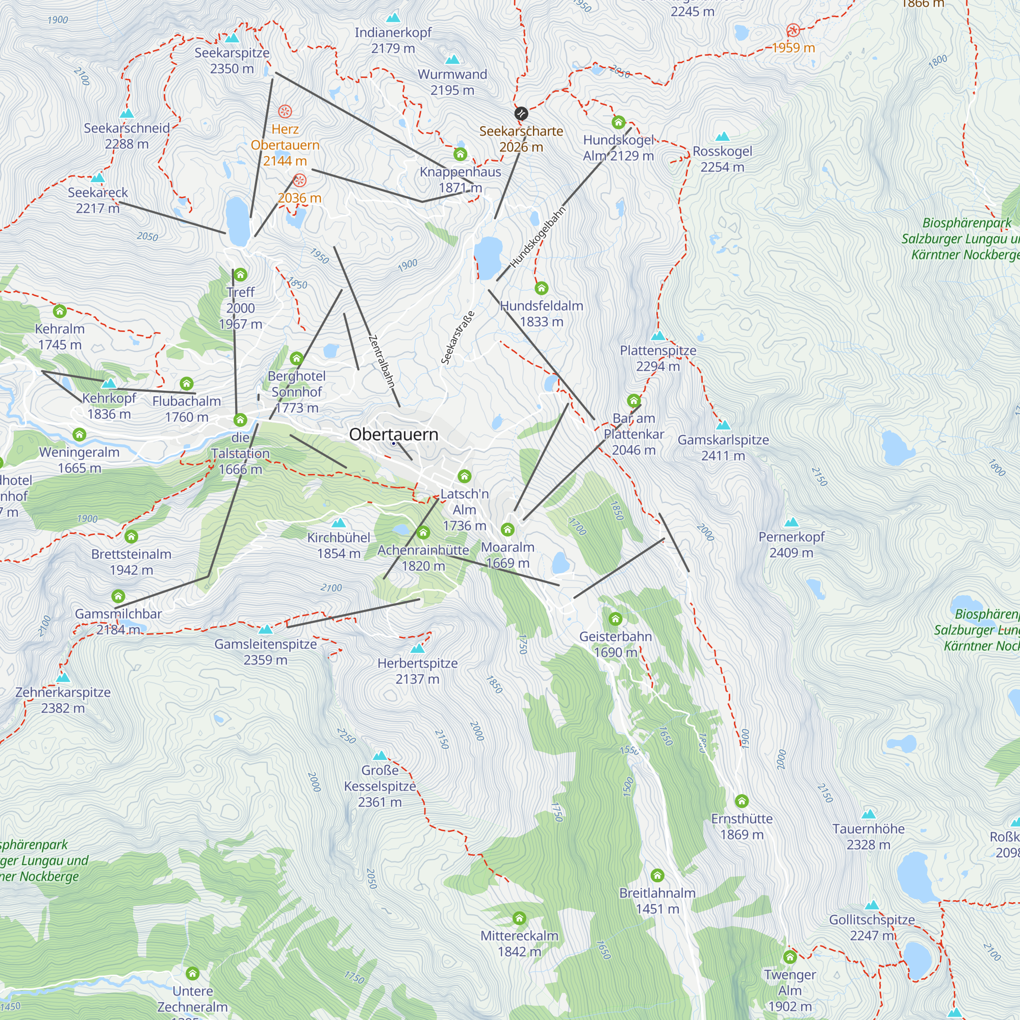 Austria Alpinhotel map