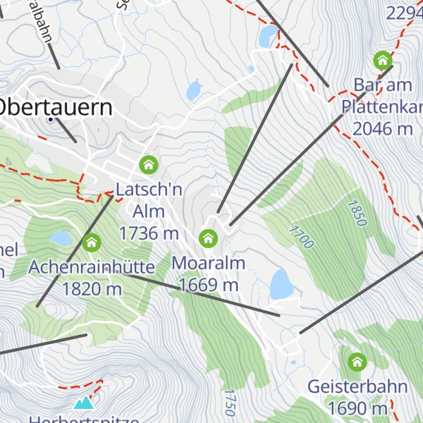 Map of Austria Alpinhotel
