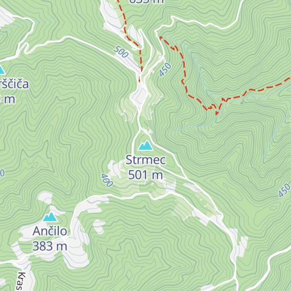 Map of Strmec