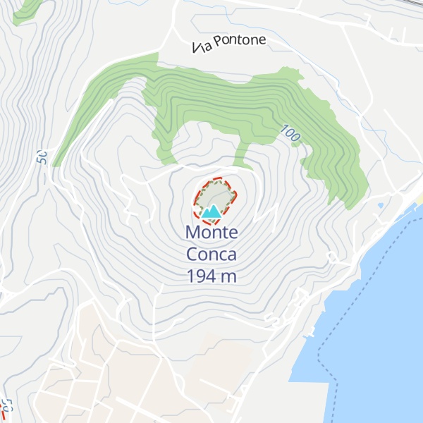 Map of Monte Conca