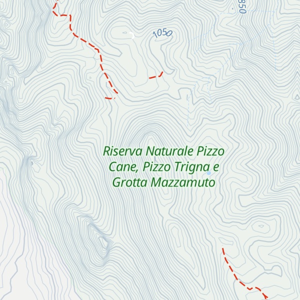 Map of Pizzo della Trigna