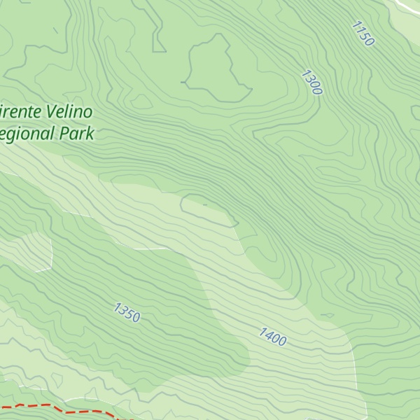 Map of Monte della Cerreta