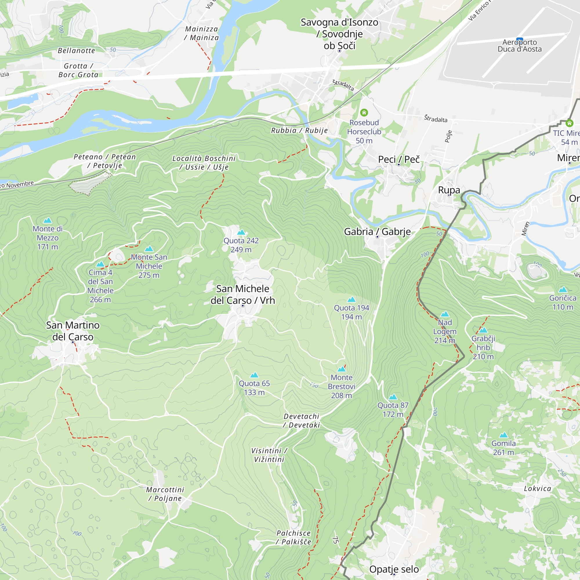 Baita Talpe del carso / Koča Kraških krtov map