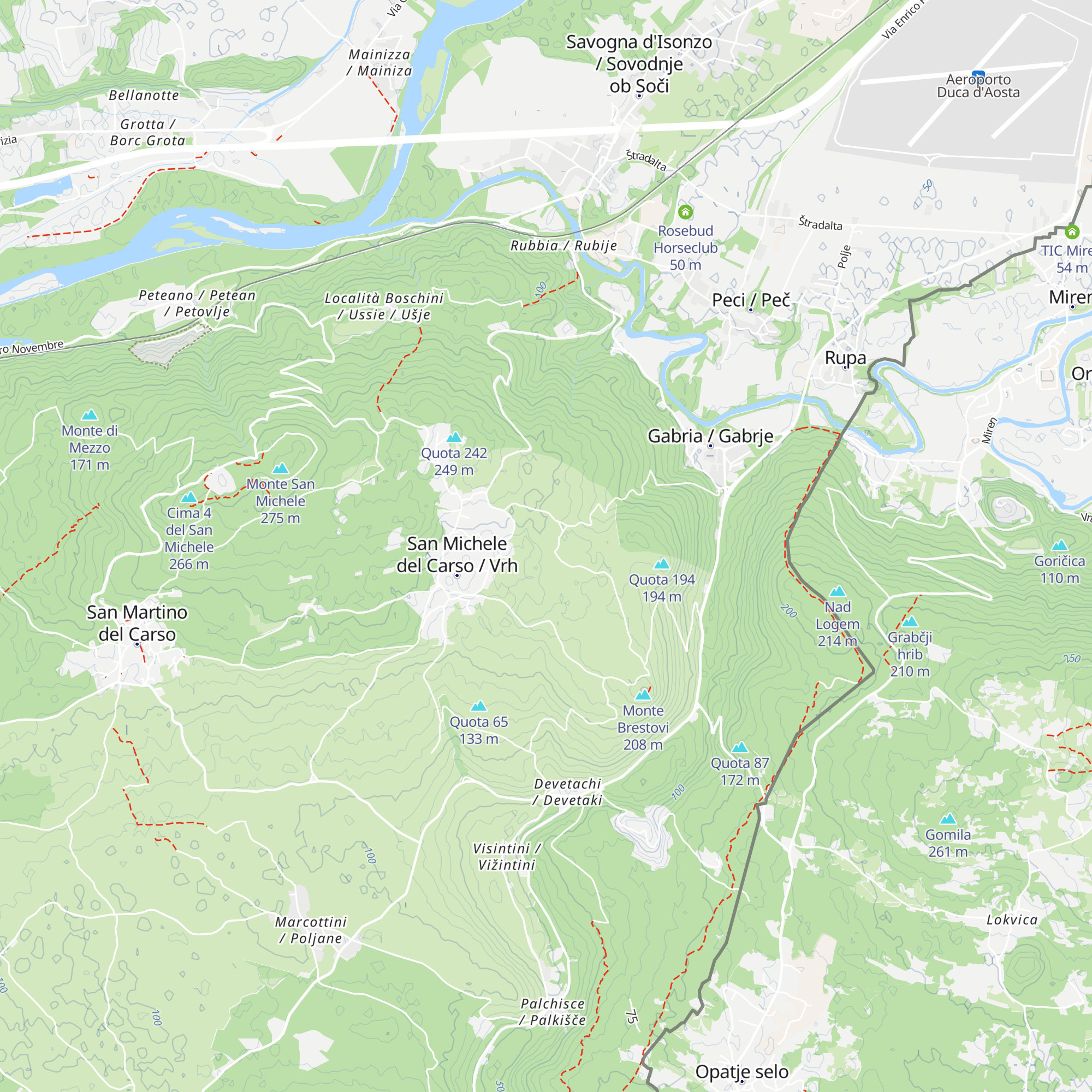 Baita Talpe del carso / Koča Kraških krtov map