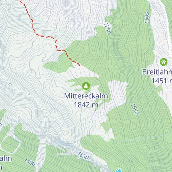 Map of Mittereckalm