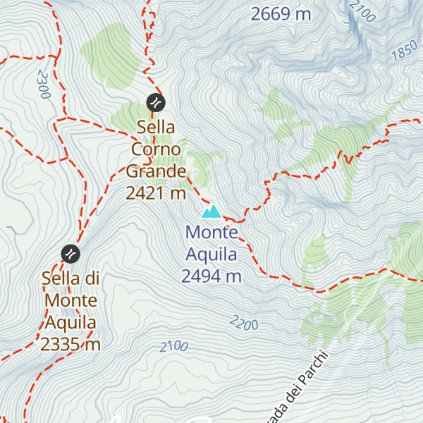 Map of Monte Aquila