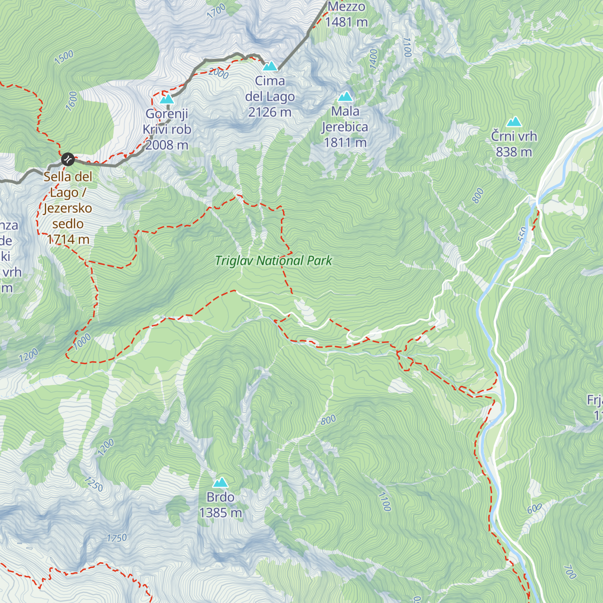 Počitniški dom Možnica map