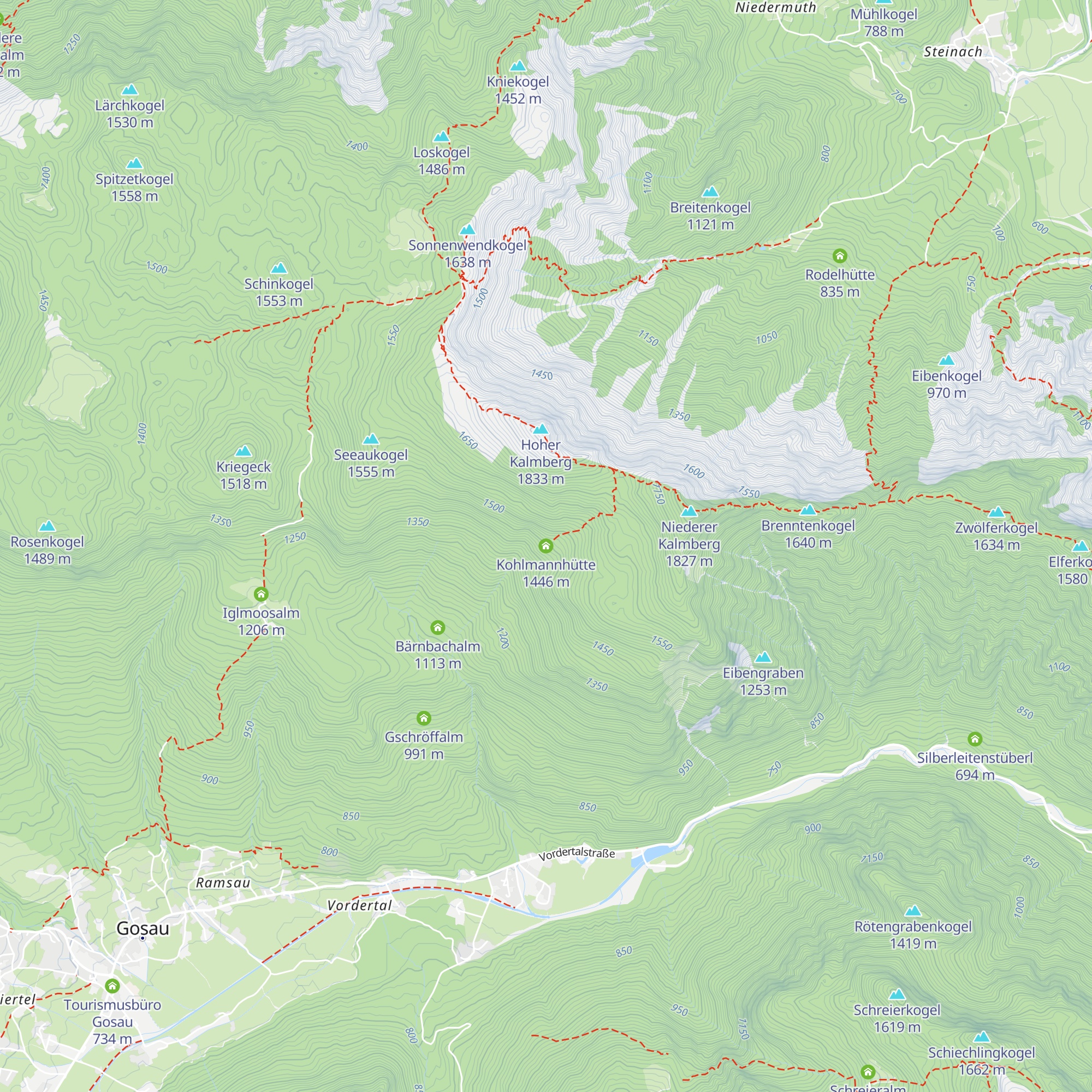 Kohlmannhütte map