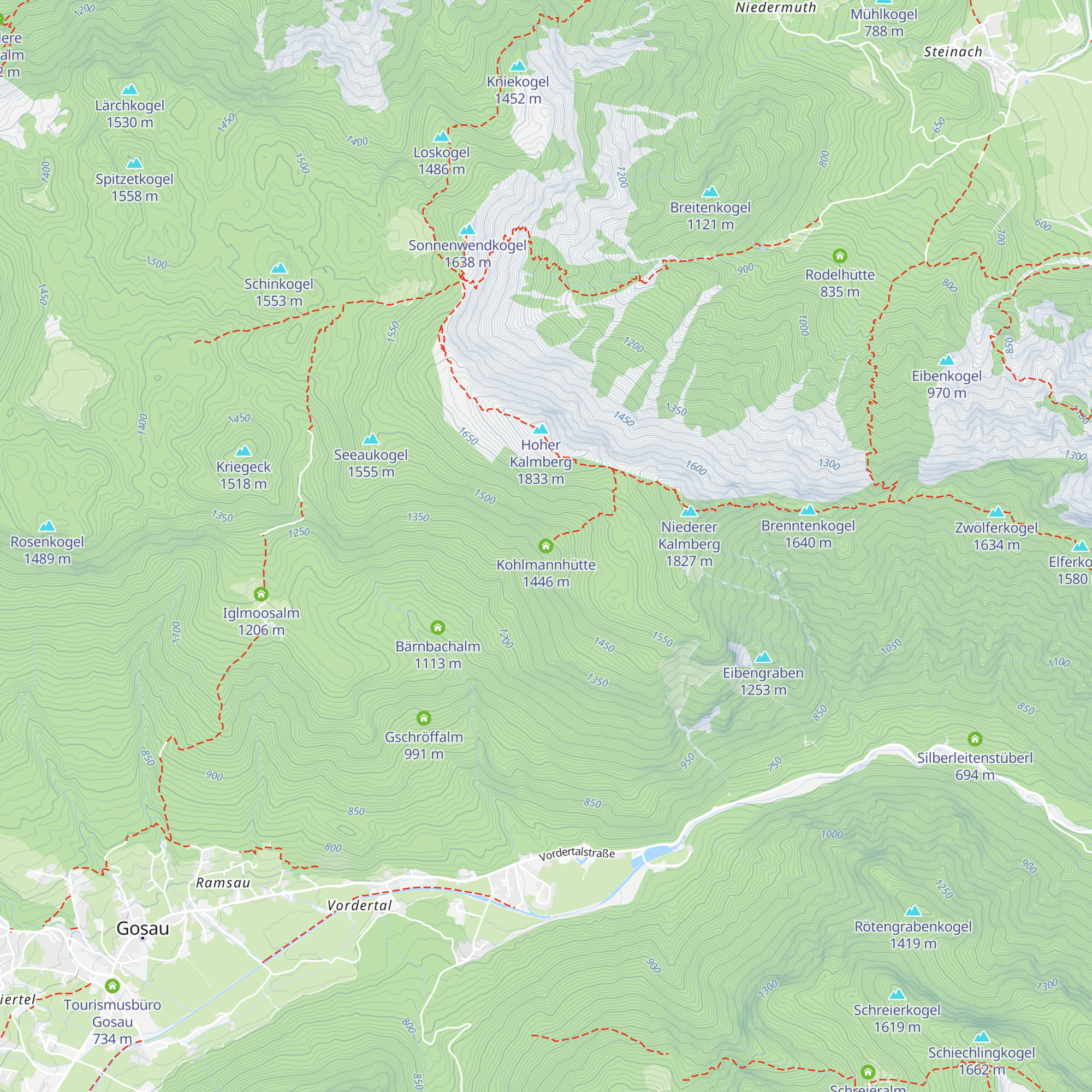 Kohlmannhütte map